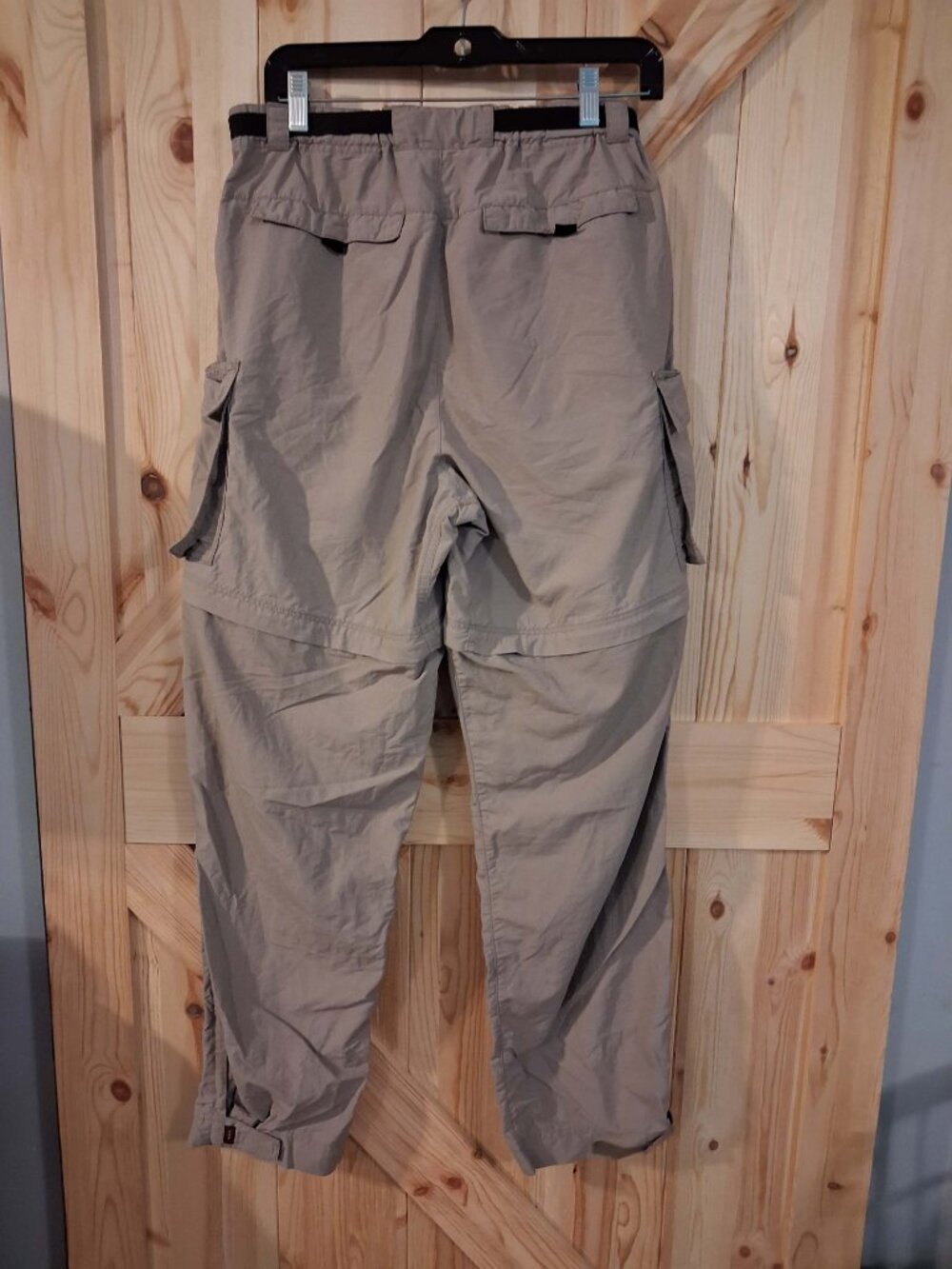 REI Women's Convertible Zip Off Hiking Cargo Pants Khaki Size 12 - Picture 2 of 10